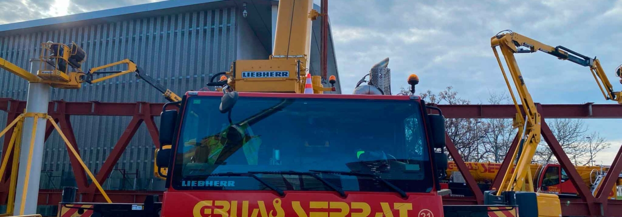 grúa móvil autopropulsada